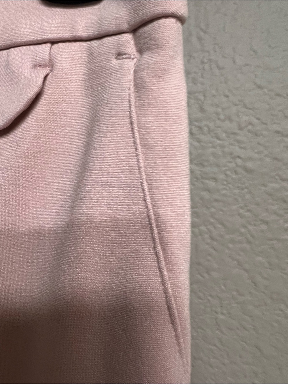 Anne Klein Blush Pink Tailored Knit Pants - Picture 5 of 15